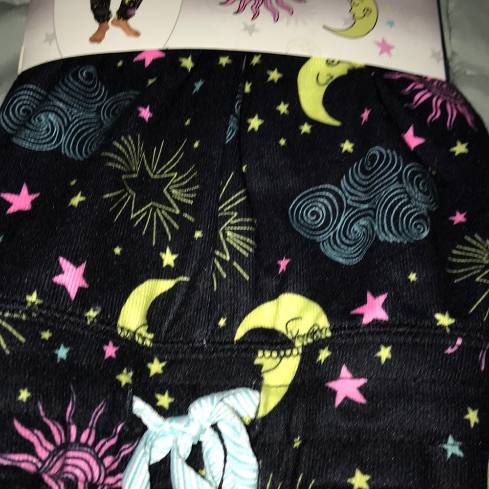 Ladies sleep jogger pajama pant sun & moon 2X new - Picture 2 of 4